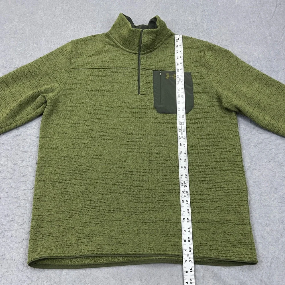 Under Armour Specialist Henley 2.0 Men's XXL Green 1/4‎ Zip Fleece Pullover Golf